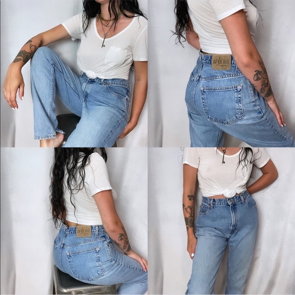 VINTAGE 90s GAP LIGHT WASH HIGH WAIST MOM JEANS pending - Picture 6 of 6